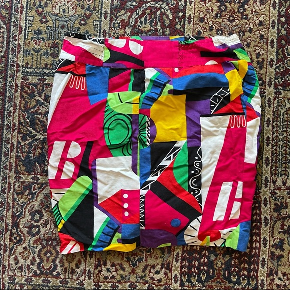 🌈 Lovely Vintage artistic mini skirt - Picture 3 of 6